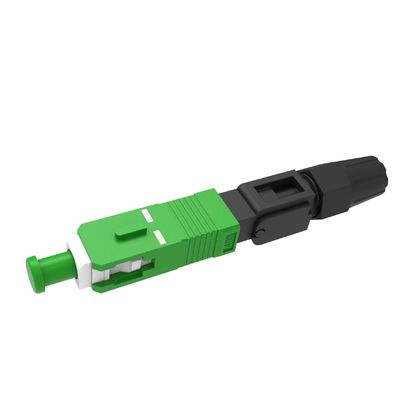 Simplex SC glasvezel snelle connector UPC gepolijst voor FTTH veld assemblage in het netwerk