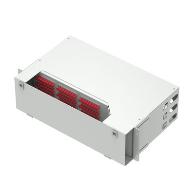ODN-netwerk 19 inch Swing Patch Panel UPC Type 96 Cores Glasvezelapparatuur voor FTTX