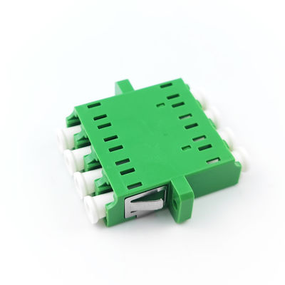 LC/APC-optische vezeladapter Oordruisvorming in groene kleur