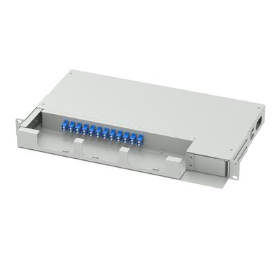 ODN-netwerk 12 cores optische distributieframe LC UPC Type 19 inch Swing Patch Panel