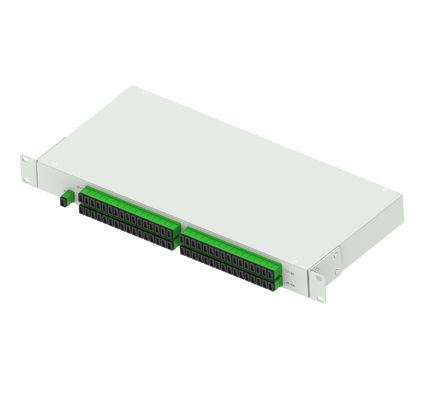 ODN-netwerk 19 inch APC-type glasvezel splitter paneel voor 1U hoogte datacenter FTTX
