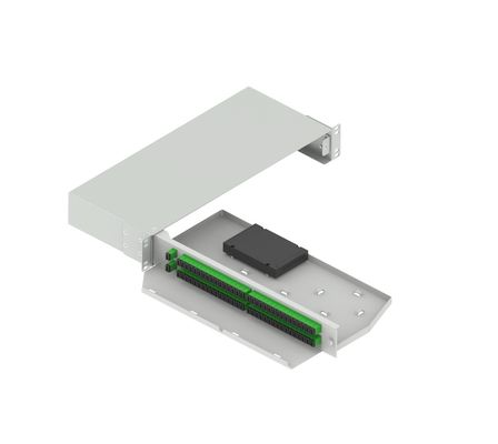 19 inch glasvezel splitter patchpanel sub-ODF swing type APC SC glasvezel voor ODN FTTX-
