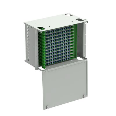 Datacentersystemen met glasvezel LC-type 144 poorten Glasvezelverspreidingspatchpanel