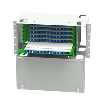 LC Type 96 Ports Fiber Patch Panel voor netwerk FTTH-distributie in datacenter ODF