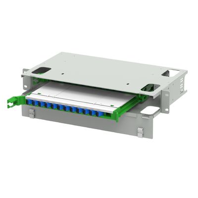 24 poort SC-type glasvezel distributie patchpanel apparatuur voor uw netwerkbehoeften