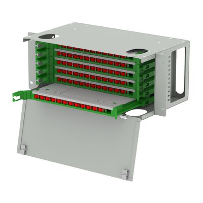 72 Port FC-type glasvezelverspreidingspatchpanel Sub-optisch distributieframe voor FTTX
