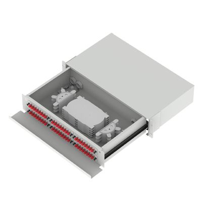 Datacenter Optische glasvezelverspreiding Patchpanel 48 poorten