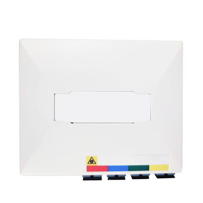Indoor 4 Core UPC Plastic Fiber Optic Faceplate Socket Panel met 100*80*30mm Grootte