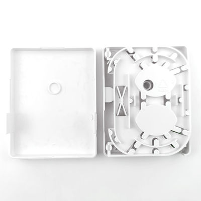 FTTH-netwerk binnenmuur gemonteerd FC APC Plastic Fiber Optic Faceplate Socket Panel 2 Core