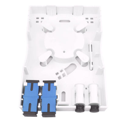 2 kernen UPC-plastiekvezel-optisch gevelplaat stopcontactpaneel voor wandmontage