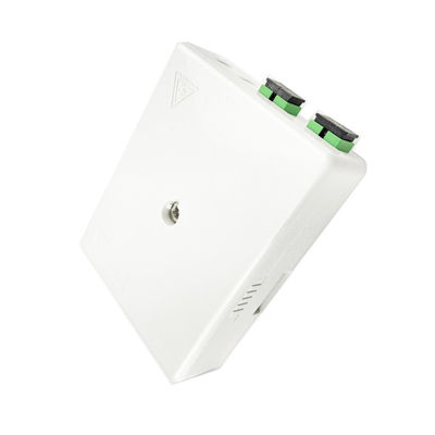 SC APC Plastic Fiber Optic Faceplate Socket Panel 2 Kernen voor binnen- en FTTH-netwerken
