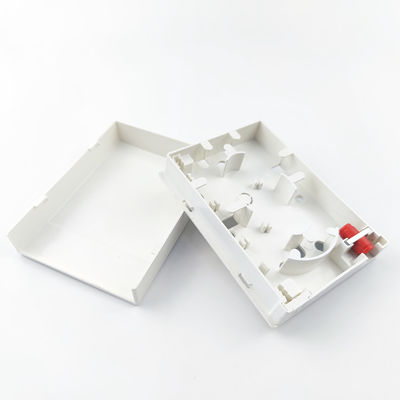 5 2 Core FC UPC Plastic Fiber Optic Faceplate Socket Panel voor bekabelde LAN-netwerken