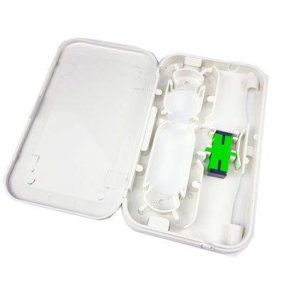 1 Core SC APC Plastic Fiber Optic Faceplate Socket Panel voor het installeren van FTTH-netwerken binnen