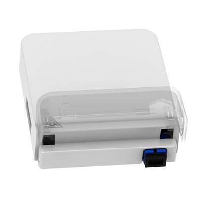 115*86*22mm glasvezel-aansluitingspaneel voor installatie van compacte FTTH-netwerken binnen