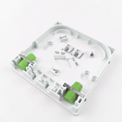 2 Core FC APC Plastic Fiber Optic Faceplate Socket Panel voor Density ODN FTTH Network