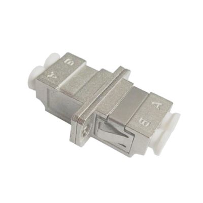 1 poort / 2 poorten / 4 poorten LC APC UPC PC glasvezel adapter voor een soepele verbinding