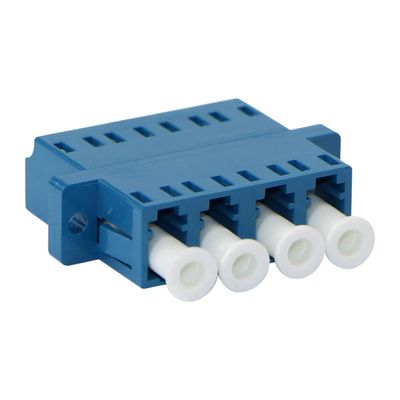 1 poort / 2 poorten / 4 poorten LC APC UPC PC glasvezel adapter voor een soepele verbinding