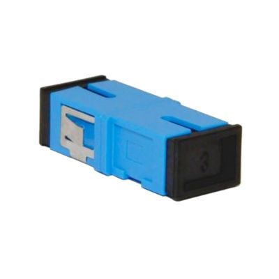 Earless Dustproof Quad SC Glasvezel Adapter met APC UPC PC PBT Materiaal 1 Poort/2 Poorten