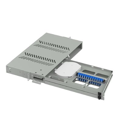 24 poorten LC UPC Swing Type Fiber Optic Patch Panel voor Sub Optic Distribution Frame
