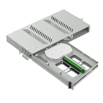 FTTX 24 poorten Sub ODF Swing Type SC APC Fiber Optic Patch Panel voor optische apparatuur