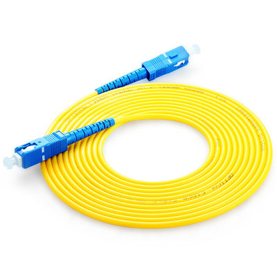 Optische vezelapparatuur SC UPC Optische vezelpatchcord voor snelle optische vezelverbinding