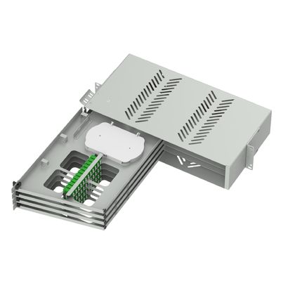 19 inch Data Center Fiber Optic Patch Panel Sub ODF met LC APC Swing Type en 5