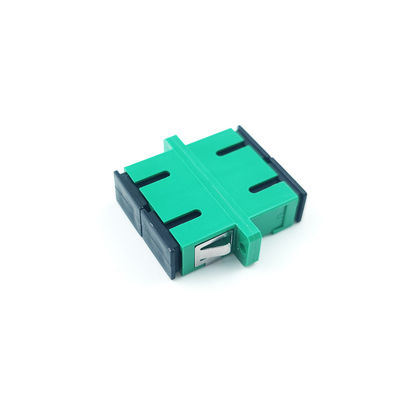 SC APC stofdichte duplexkoppeling met een actieve verbinding met groene glasvezel met twee poorten