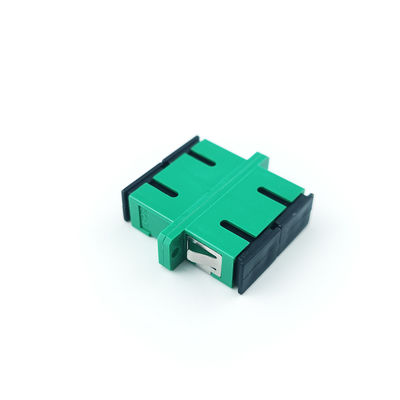 SC APC stofdichte duplexkoppeling met een actieve verbinding met groene glasvezel met twee poorten