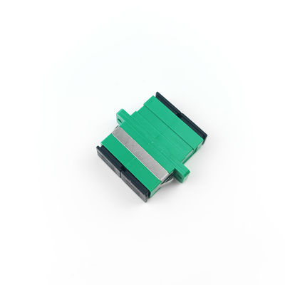 SC APC stofdichte duplexkoppeling met een actieve verbinding met groene glasvezel met twee poorten