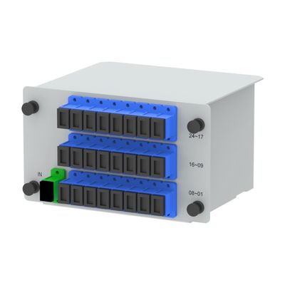 FTTX PLC Splitter Insertion Type 1x2 1x4 1x8 1x16 1x32 1x64 met SC/UPC 5
