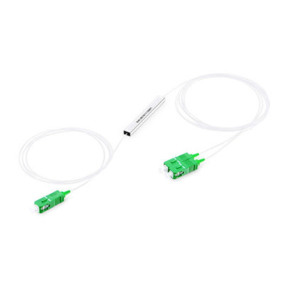 1310nm 1550nm golflengte PLC glasvezel splitter voor netwerk FTTX aangepaste lengte