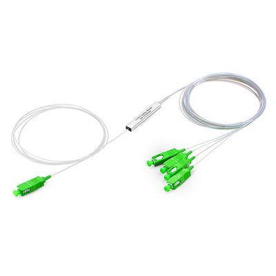 1310nm 1550nm golflengte PLC glasvezel splitter voor netwerk FTTX aangepaste lengte