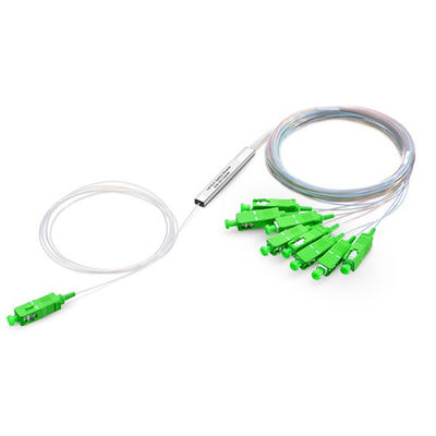 1310nm 1550nm golflengte PLC glasvezel splitter voor netwerk FTTX aangepaste lengte