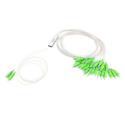 1310nm 1550nm golflengte PLC glasvezel splitter voor netwerk FTTX aangepaste lengte