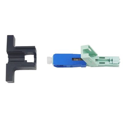 Simplex SC glasvezel snelle connector UPC gepolijst voor Drop kabel FTTH veld assemblage