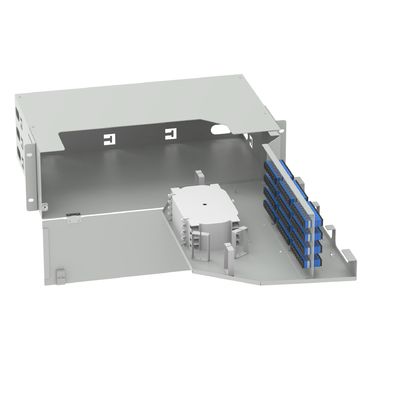 FTTX 19 inch optisch distributieframe met swing patch panel SC UPC type ODN netwerk