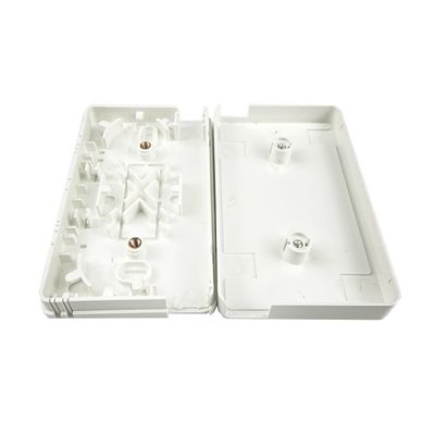 ABS 2-Cores Plastic Fiber Optic Faceplate Socket Panel Voor Indoor FTTX Netwerk