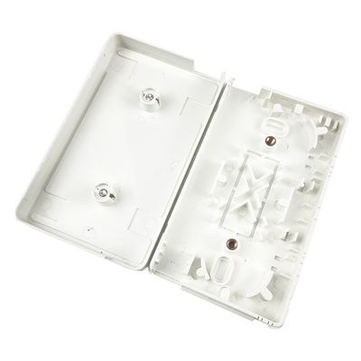 ABS 2-Cores Plastic Fiber Optic Faceplate Socket Panel Voor Indoor FTTX Netwerk