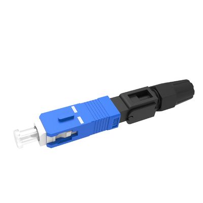 Simplex SC glasvezel snelle connector UPC gepolijst voor FTTH veld assemblage in het netwerk