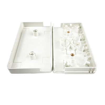 ABS 2-Cores Plastic Fiber Optic Faceplate Socket Panel Voor Indoor FTTX Netwerk