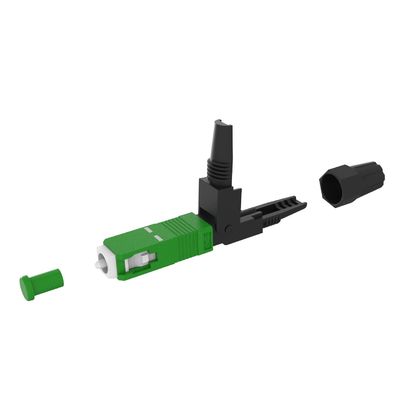 Simplex SC glasvezel snelle connector UPC gepolijst voor FTTH veld assemblage in het netwerk