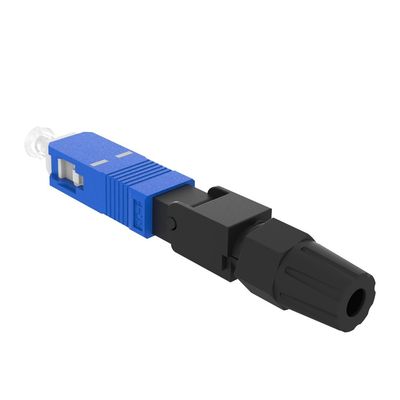 Simplex SC glasvezel snelle connector UPC gepolijst voor FTTH veld assemblage in het netwerk