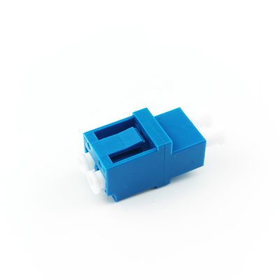 Standaard flens 2-poort duplex LC UPC-optische vezeladapter Gebruikte oorloze koppelaar voor FTTH