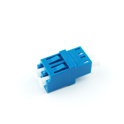 Standaard flens 2-poort duplex LC UPC-optische vezeladapter Gebruikte oorloze koppelaar voor FTTH