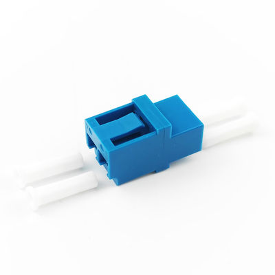 Standaard flens 2-poort duplex LC UPC-optische vezeladapter Gebruikte oorloze koppelaar voor FTTH