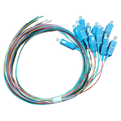 SCUPC-optische vezel pigtail patchcord in aanpasbare lengte voor prestaties