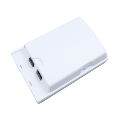 Plastic Fiber Optic Faceplate Socket Panel voor FTTH en installatie in White 2 Cores