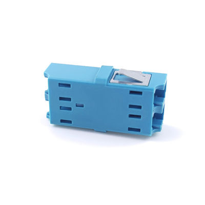 FTTH Duplex LC UPC Glasvezel Adapter 2 Port Coupler PBT Earless Design voor Netwerken