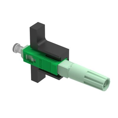 SC APC Glasvezel snelle connector voor netwerkveld assemblage retourverlies APC≥55dB
