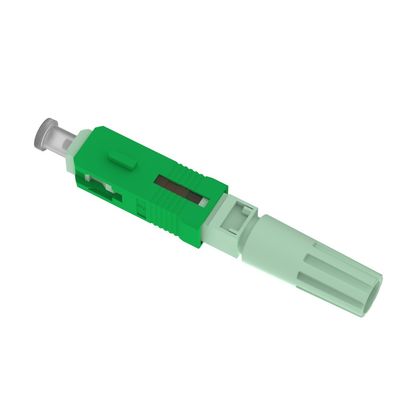SC APC Glasvezel snelle connector voor netwerkveld assemblage retourverlies APC≥55dB